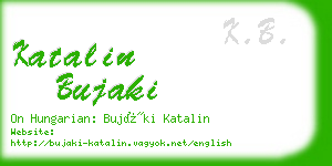 katalin bujaki business card